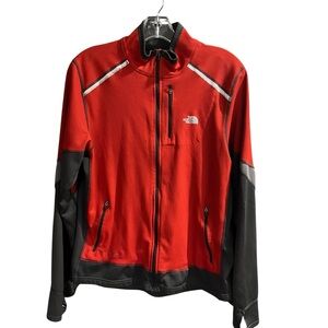 The North Face Men's Orange, Grey and Black Flight Series Jacket